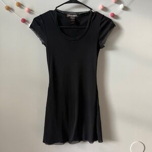 Bisou Bisou Black Blouse T Shirt XS Michele Bohbot‎